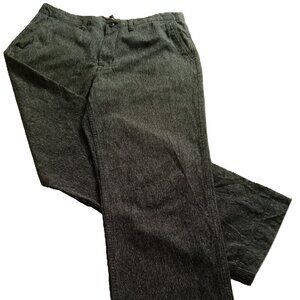 Beams Chino Pants Mens Large Heather Japanese Fabric Cotton Twill Straight Leg